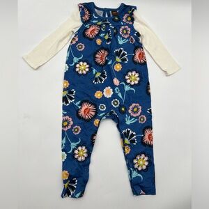 Tea collection baby one piece long sleeve jumpsuit brand new with tags